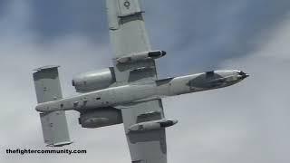 A-10C Thunderbolt II Demo Team UP CLOSE! Warthog in Action. United States Air Force (USAF).