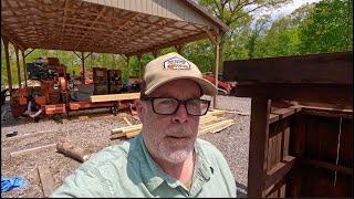Woodshed Staining, Backup Power with Jackery SG Home Power 3000