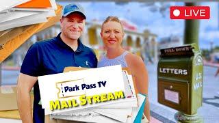 LIVEMail Stream From Home! | Opening Park Pass TV PO Box Passholders Letters, Packages, & Mail