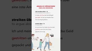 VERBEN MIT PRÄPOSITIONEN - verbs with preposition - [Deutsch lernen durch Hören] @DldH #shortsvideo