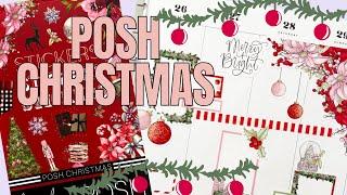 Posh Christmas Plan With Me | Big Happy Planner Spread | Custom Spread for Danielle