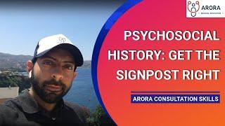 Psychosocial history: get the Signpost right in 140 seconds