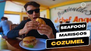 Cozumel donde comer mariscos/ SEAFOOD COZUMEL/ Comida Local/ Barato