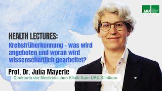 #HealthLectures - „Krebsfrüherkennung – was wird angeboten und woran wird gearbeitet?"