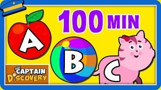 ABC Song | ABC Alphabet Song | ABC Song for Children | Kids Songs by Captain Discovery | 100 Mins