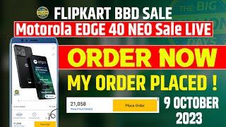 Motorola Edge 40 Neo Sale Live | My Order Placed | Big Billion Day Edge 40 Neo Order Now