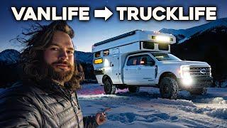 Luxury Winter TRUCK CAMPING in $400,000 RossMonster