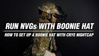 Setting Up the Crye NightCap With a Boonie Hat | "Bravo Six" Boonie Hat Set up