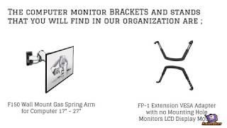 Where to get computer Monitor Stands and Brackets at your budget?