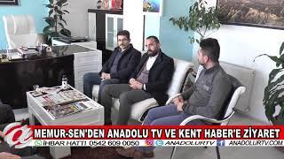 (NEVŞEHİR) Memur-SEN'den Anadolu TV ve Kent Haber'e ziyaret