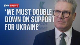 Prime Minister: 'We must double down on support for Ukraine'