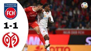 FC Heidenheim VS Mainz 05 1-1 Highlights | Bundesliga 2023/2024