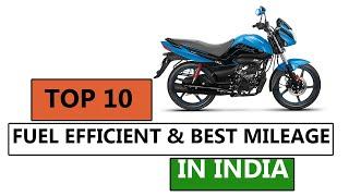 Top 10 Fuel Efficient & Best Mileage Bikes in India