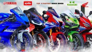 Top 5 Fastest 600CC Motorcycles 2024 - 2025