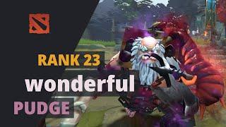 wonderful (Rank 23) plays Pudge Dota 2 Full Game