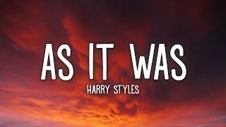 Harry Styles - As It Was (Lyrics)