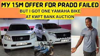 My 1.5M offer Couldn't Buy The Prado. But I GOT YAMAHA DT bike at the KWFT BANK auction. PAMURICK