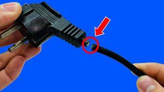 Only 1% know this secret to Fix a Electrical Plug When it is Broken You won't Believe