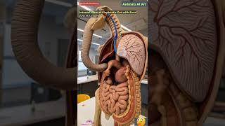Internal View of Elephant's Digestive System Animation | Animals AI Art | 17
