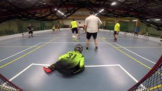 Floorball goalie saves 5
