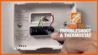 How to Troubleshoot a Thermostat | The Home Depot