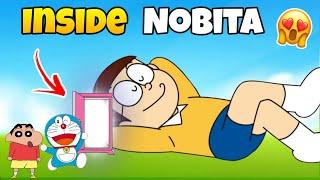 Shinchan And Nobita Going Inside Nobita Head | Shinchan And Nobita Game | Funny Game