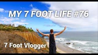 SECRET BEACH!! My 7 Foot Life #76