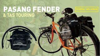 Pasang fender / selebor sepeda mtb 26" | tas touring