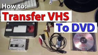 How to convert VHS tapes to DVD