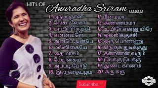 Anuradha Sriram Tamil Hits || AS Mam Tamil Songs Collections 