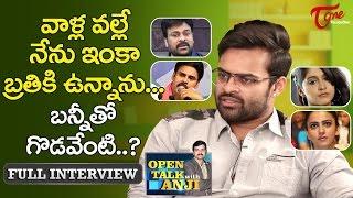 Open Talk with Anji | Supreme Hero Sai Dharam Tej Exclusive Interview #05 | TeluguOne