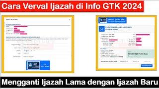 Cara Verval Ijazah Baru di Info GTK 2024 dan Konfirmasi Penggunaan Ijazah untuk Melamar PPPK dan PPG