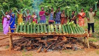 BAMBOO CHICKEN | Chicken Cooking in Bamboo | Grandpa Kitchen