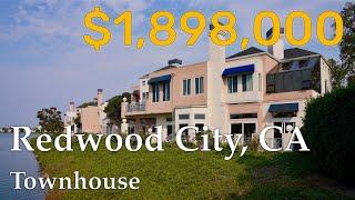 Tour a 3Bed/3Bath Spacious Townhouse in Redwood Shores | $1,898,000