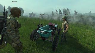 ADMIN VIEW 089 - 4am dead server, admin reveals Chiemsees custom vehicle - DayZ