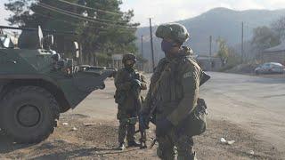 Russian troops patrol Karabakh road | AFP