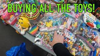 RIDICULOUS CHEAP PRICES AT THIS CHURCH SALE! BUYING ALL THE TOYS I COULD! #ebay #reseller #toys