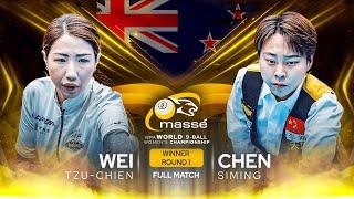 WEI vs CHEN ▸ 2024 Massé WPA Women's World 9-Ball Championship