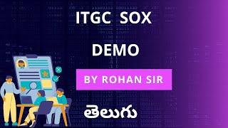 Itgc Sox Demo in telugu By Rohan sir -  Vlr Training 9059868766 -  What is itgc sox - SOX IT gc