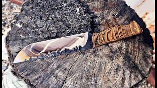 Forging a camping knife