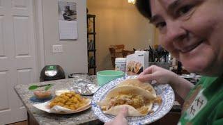 Fried Shrimp Tacos By Home Chef! 