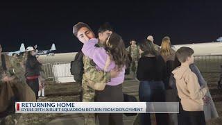 Dyess 39th Airlift Squadron return home from 6-month deployment