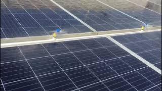 Goldi Solar Panel Auto Cleaning Water Sprinklers System 4 KW Installed which generate 10% more power