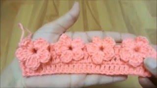 How to crochet flower stitch? | Crochet With Samra