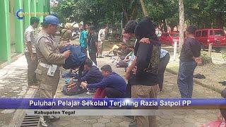 Membolos di Bendungan Danawarih Tegal, Puluhan Pelajar Sekolah Terjaring Razia Satpol PP