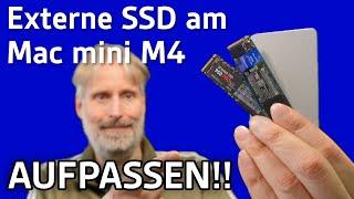 Die richtige externe SSD am Mac mini M4 | Apfeltalk