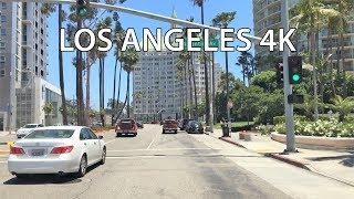 Driving Downtown - Long Beach 4K - Los Angeles USA