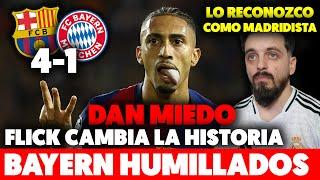 ME RINDO ante ESTE BARÇA... GOLEADA al BAYERN 4-1 y SIEMBRA el MIEDO en el CLÁSICO · Lo de RAPHINHA