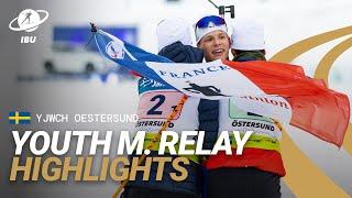 Wire-to-wire golden Youth Relay for France in Oestersund 2025