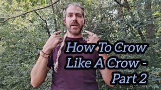 Learn How To Crow [In 6 Minutes] - Crow Call - Befriending Crows - Learn Stuff With Onen